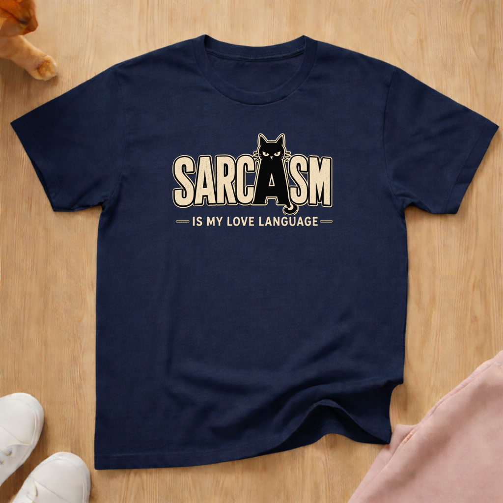 Sarcasm is my love language (light) T-shirt