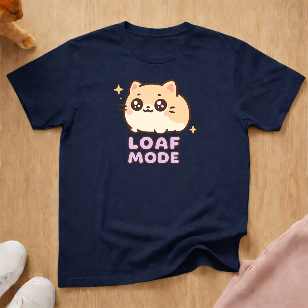 Cute Loaf Mode cat T-shirt