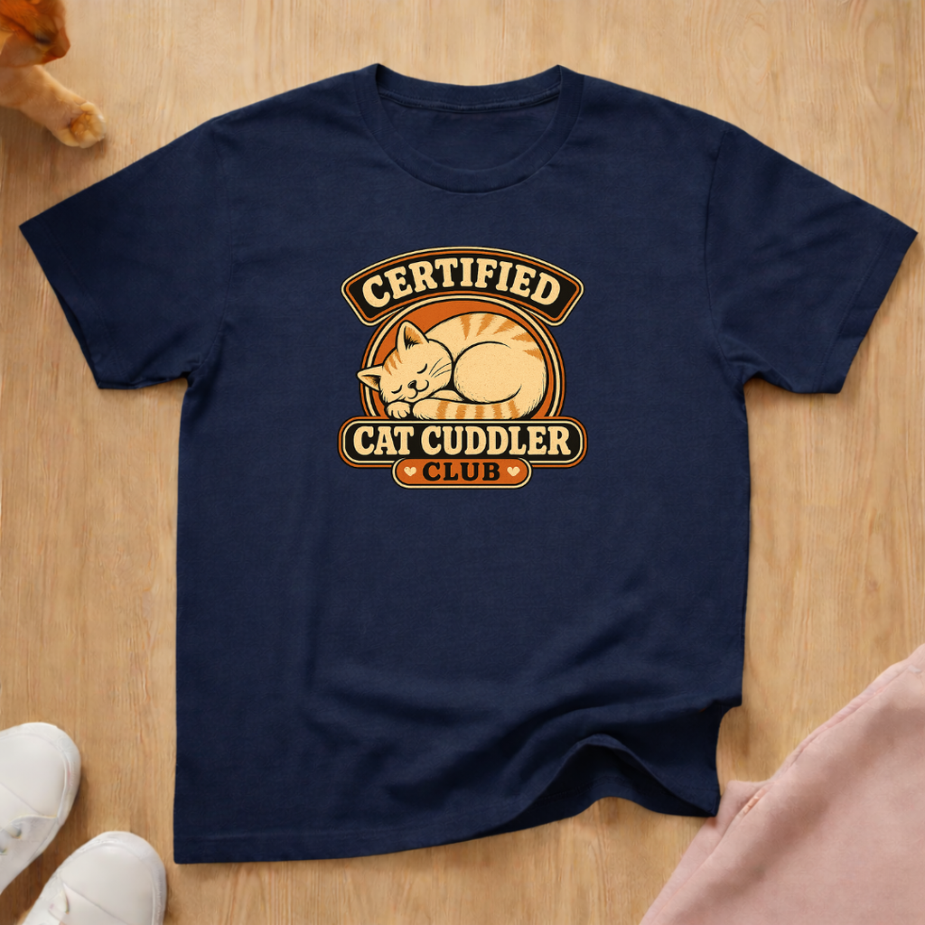 Cat cuddler club T-shirt