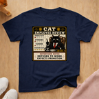Cat employee review T-shirt