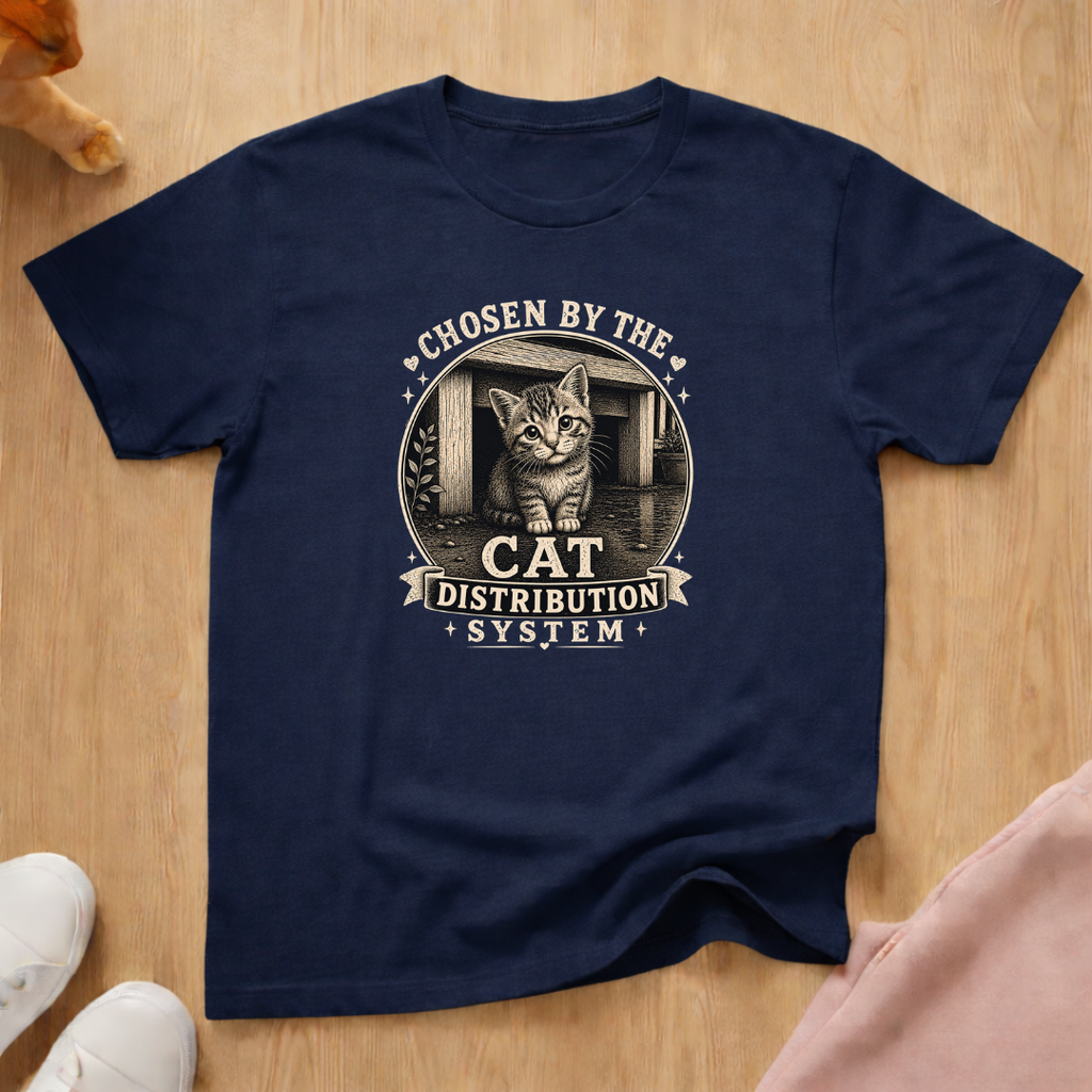 Cat distribution system (light) T-shirt