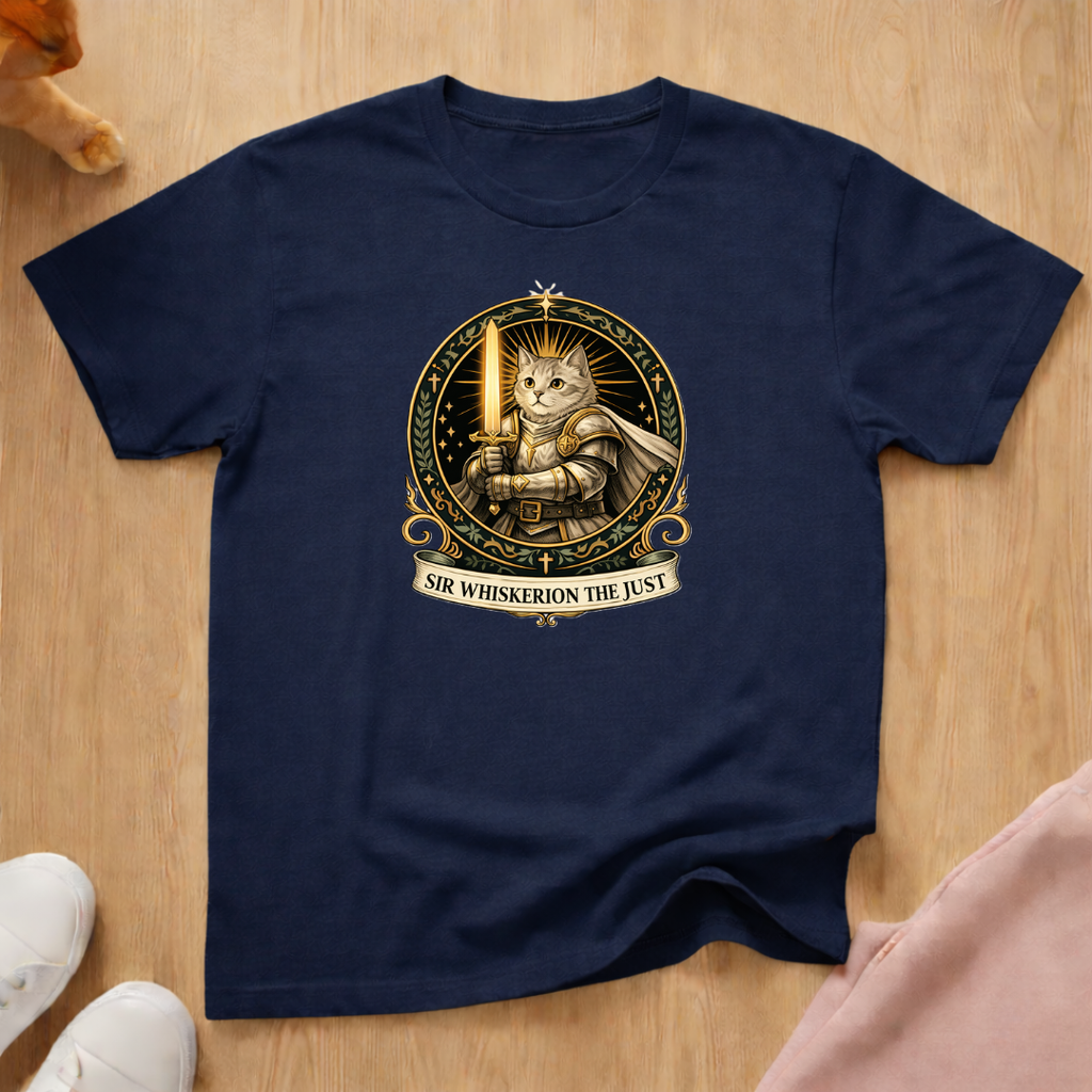 RPG Paladin "Sir Whiskerion" T-shirt