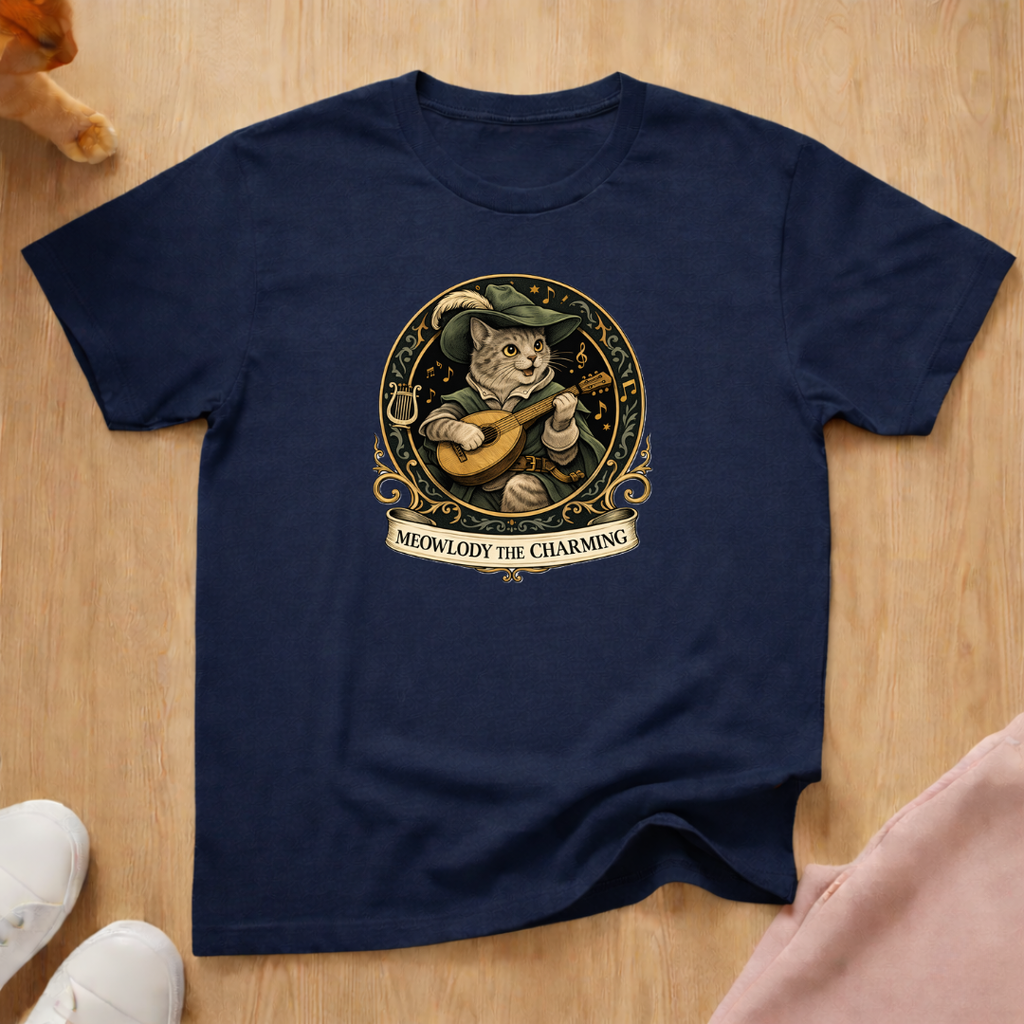 RPG Bard "Meowlody" T-shirt