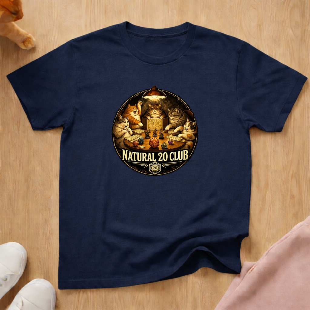 Nat 20 club T-shirt