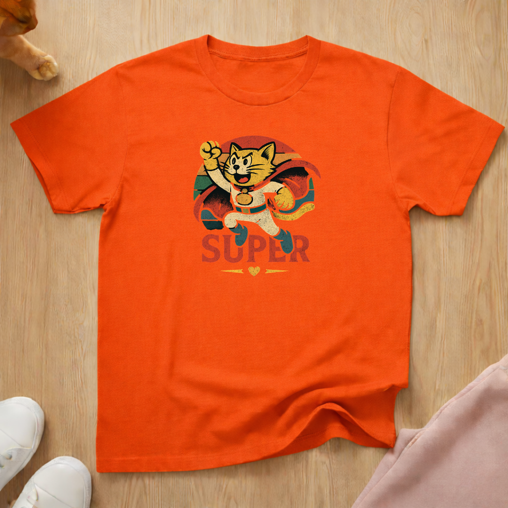 Super cat cat T-shirt