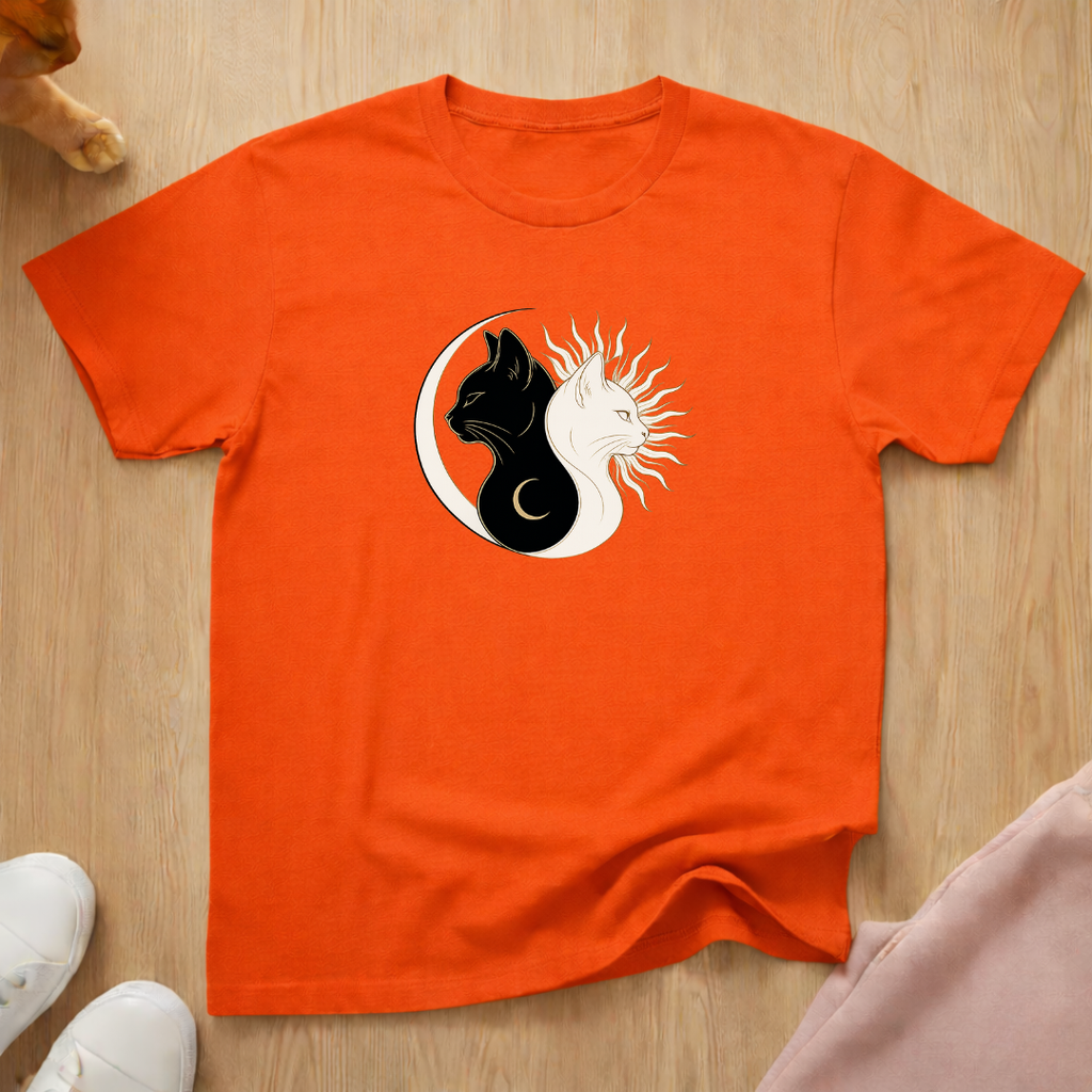 Moon and Sun cats T-shirt