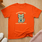 Powered by cat T-shirt