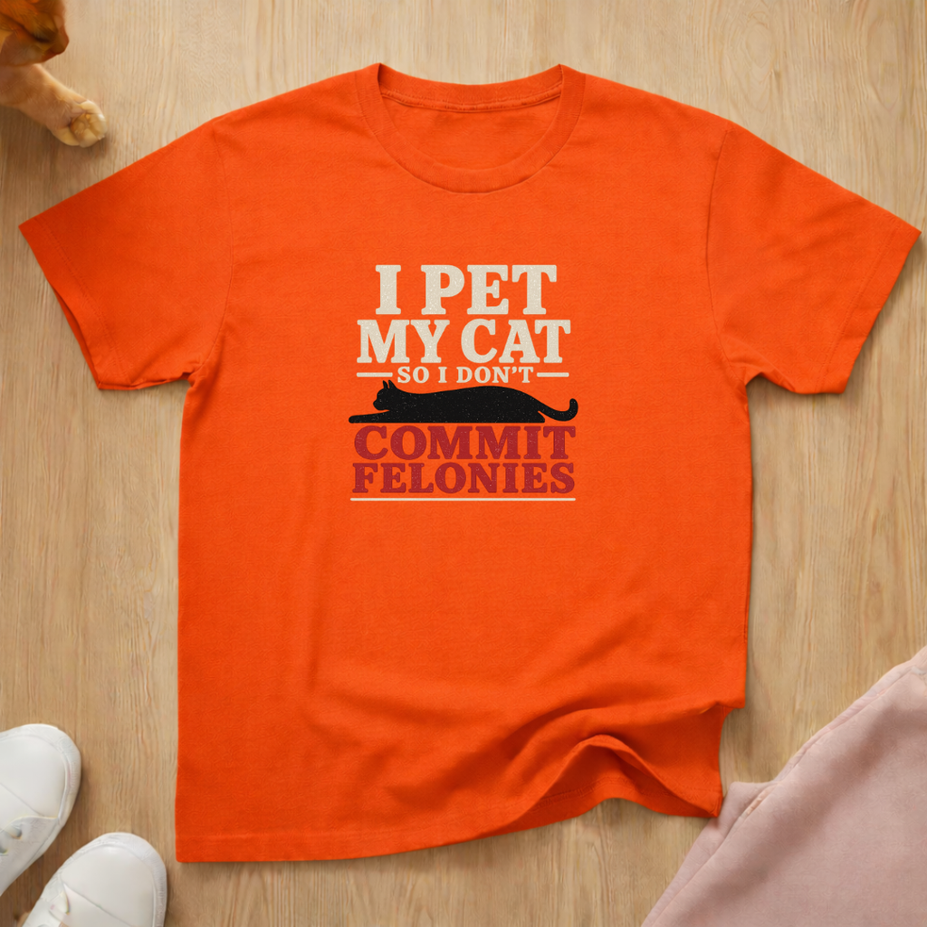 Don't commit felonies T-shirt