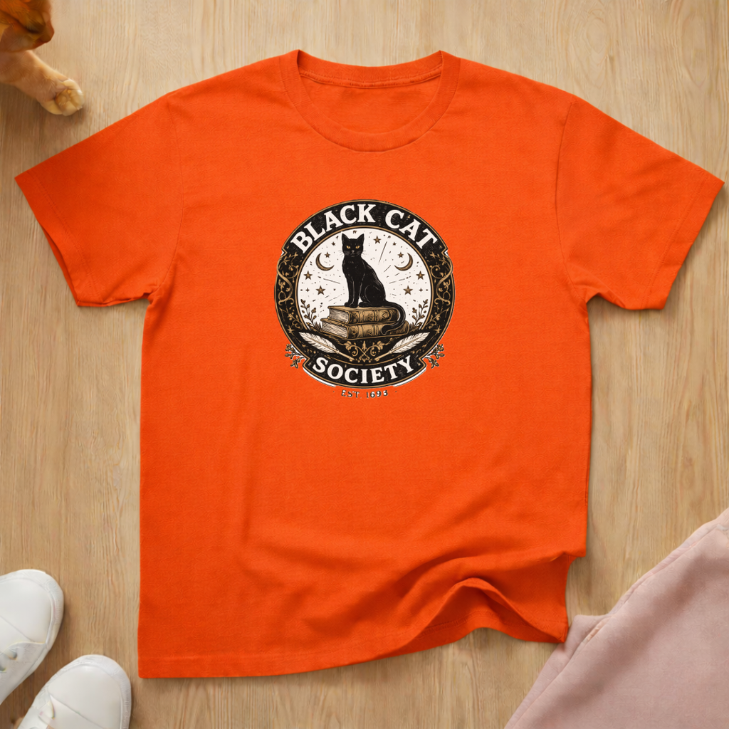 Black Cat Society T-shirt