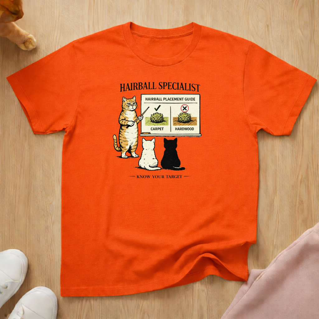 Hairball specialist T-shirt