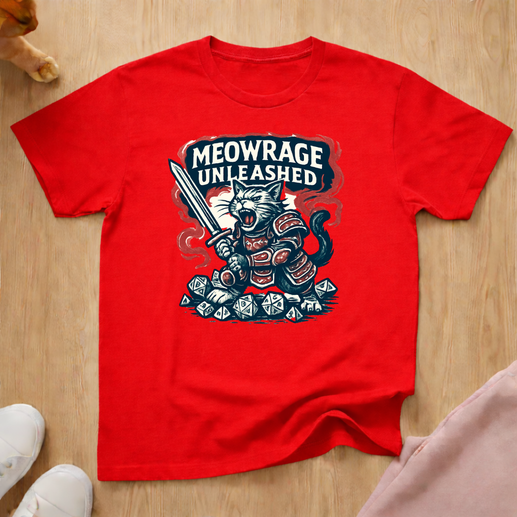 Meow rage unleashed 2 cat T-shirt
