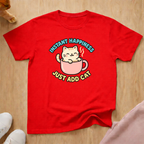 Instant happiness cat T-shirt