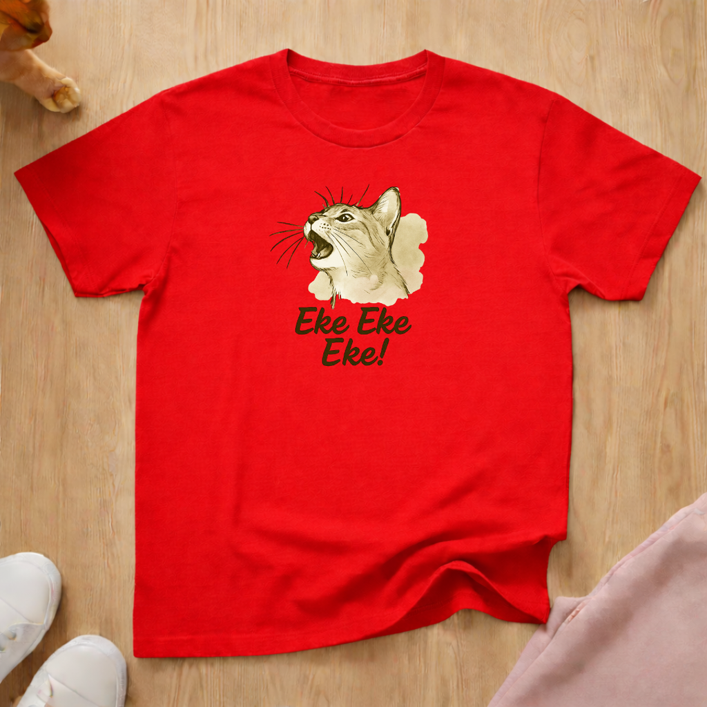 Eke Eke Eke! cat T-shirt