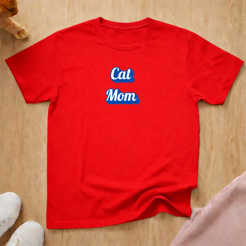 Cat Mom 2 cat T-shirt