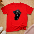 Fireworks kitten T-shirt