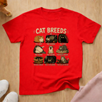 Cat breeds T-shirt