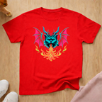 Demon cat Flame cat T-shirt