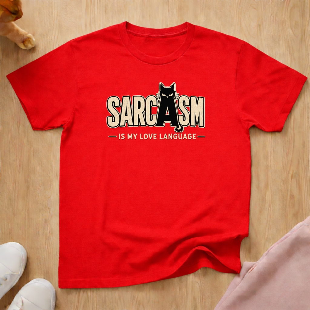 Sarcasm is my love language (light) T-shirt