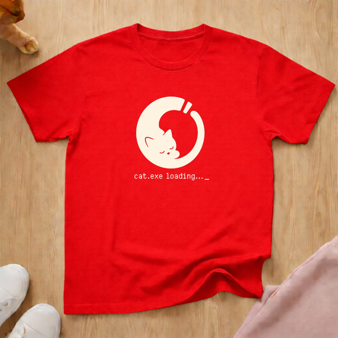 Cat loading T-shirt