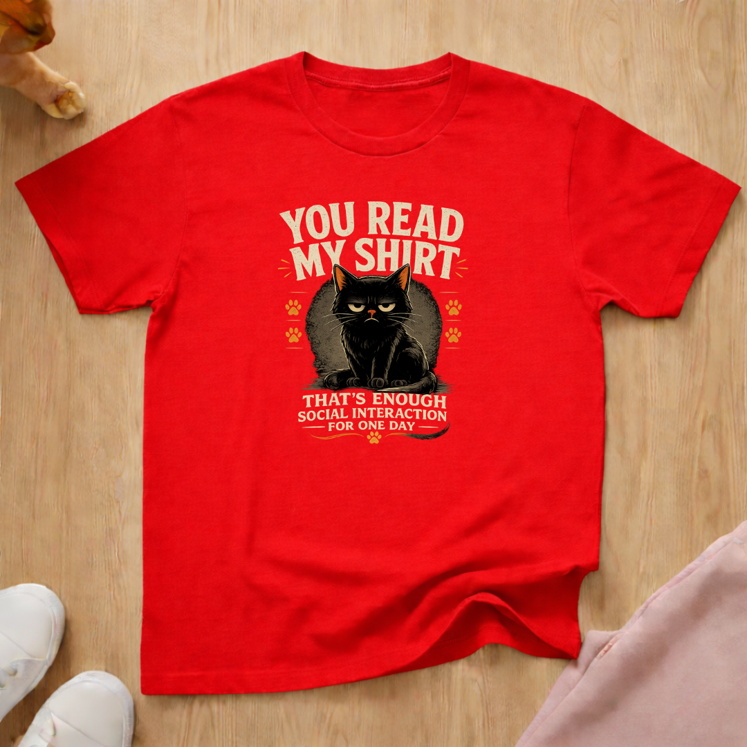 Enough social interaction T-shirt