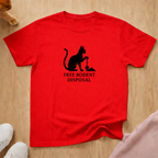 Free Rodent Disposal cat T-shirt