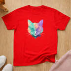 Watercolor cat T-shirt