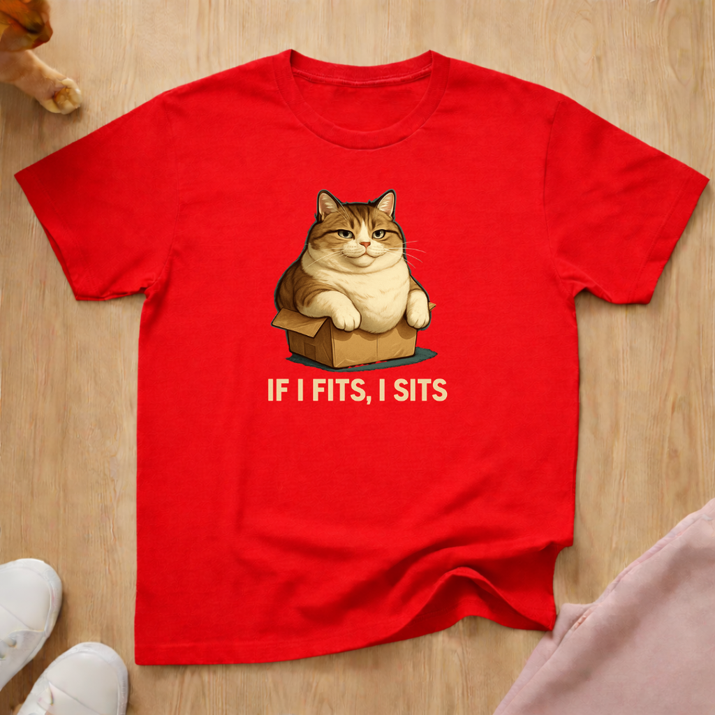 If I Fits cat T-shirt