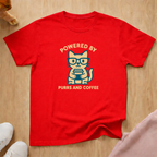 Powered by cat T-shirt