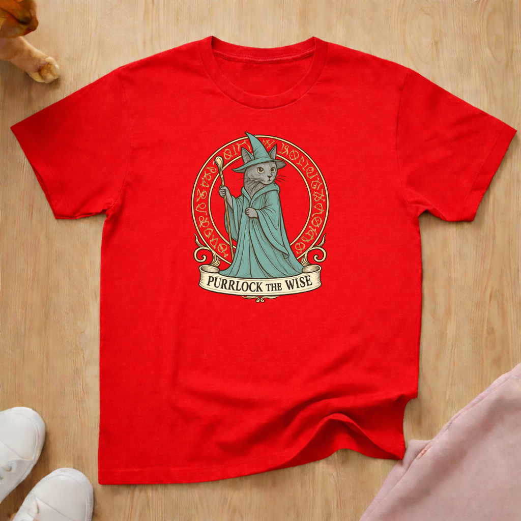 Purrlock 2 cat T-shirt