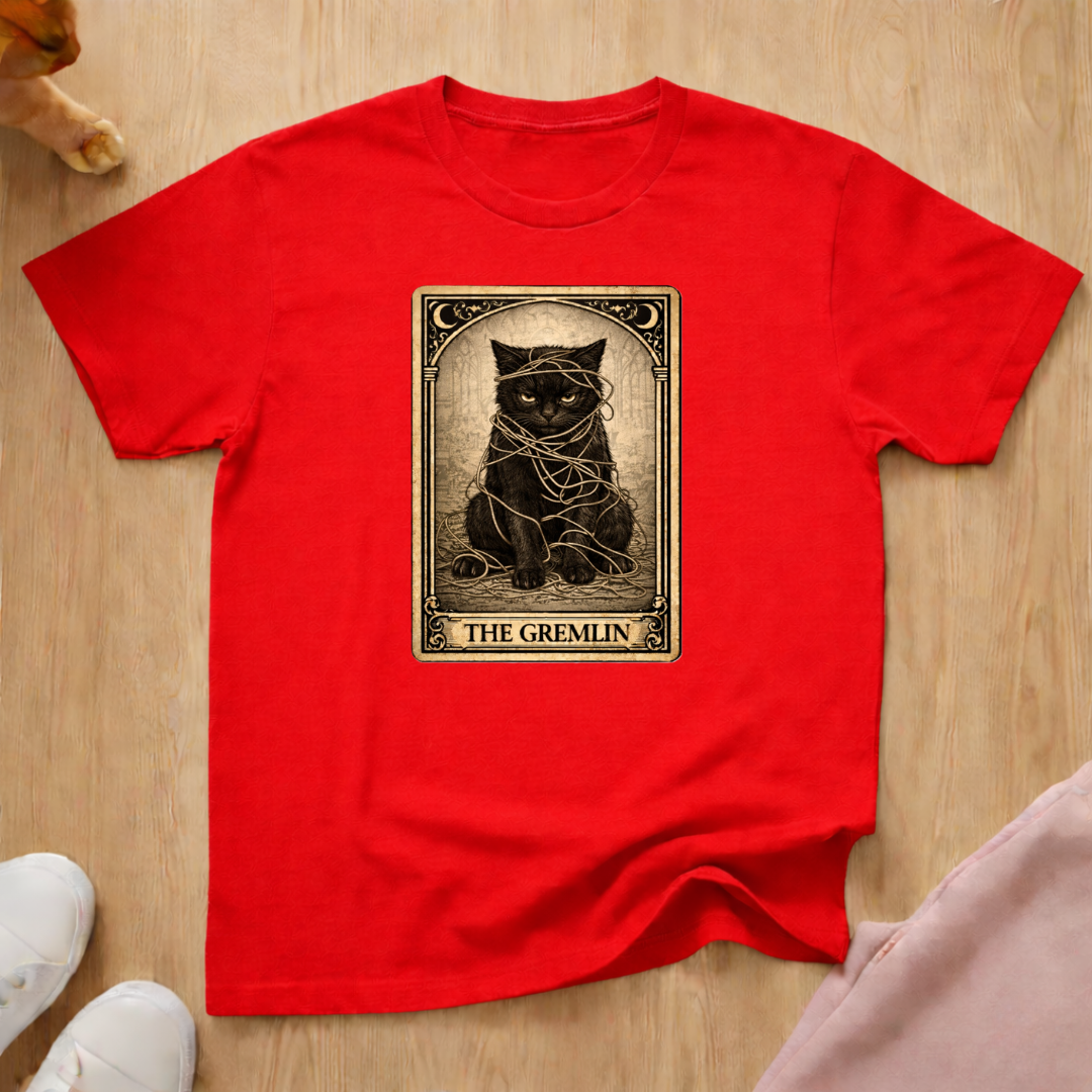 "The Gremlin" Tarot Card T-shirt