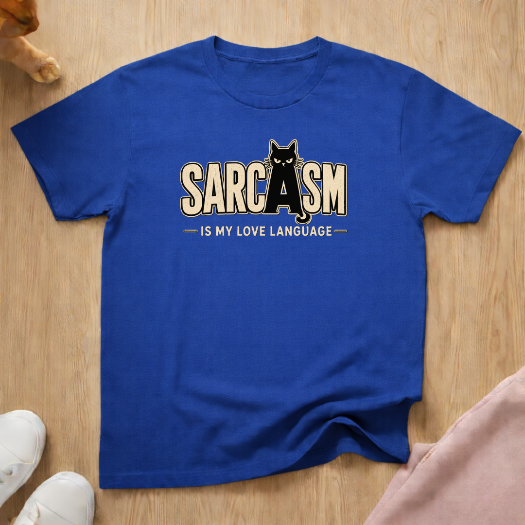 Sarcasm is my love language (light) T-shirt