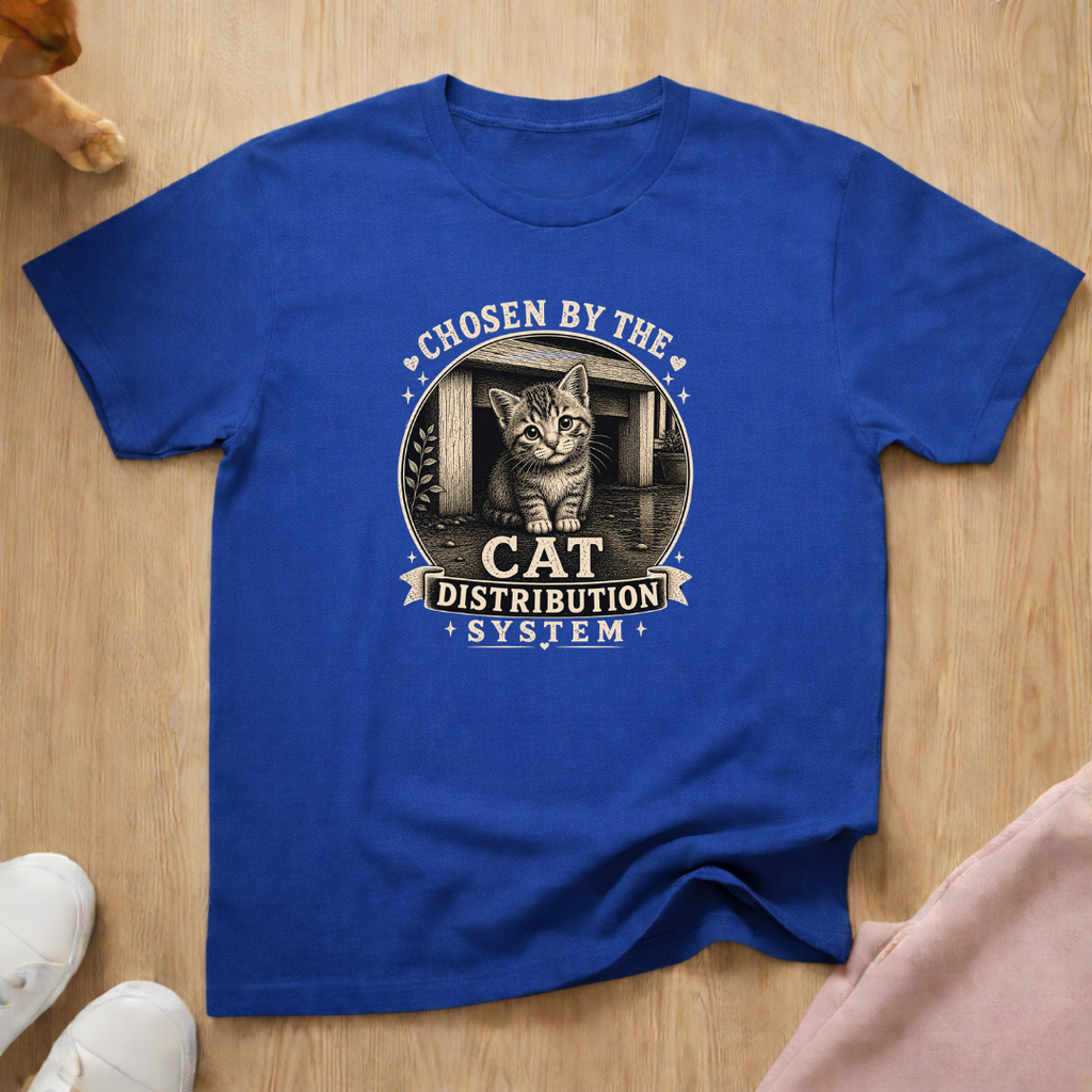 Cat distribution system (light) T-shirt