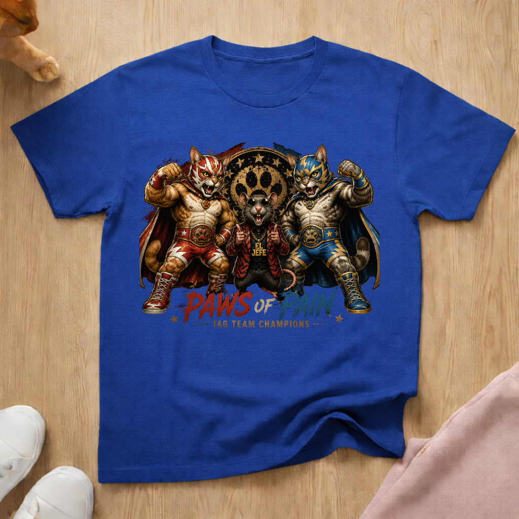 Paws of Pain tag team T-shirt