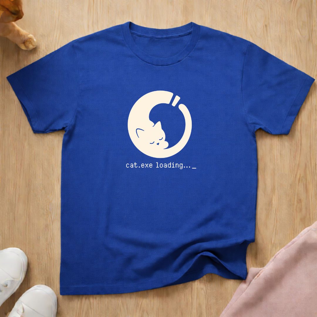 Cat loading T-shirt