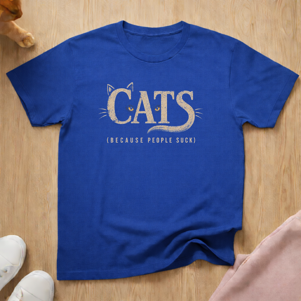 Because people suck (light) T-shirt