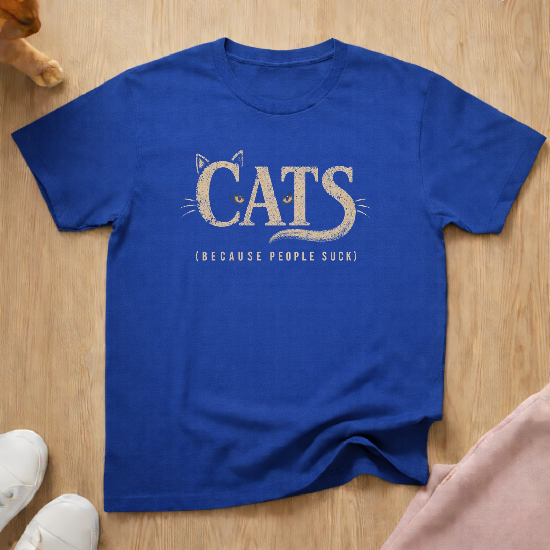 Because people suck (light) T-shirt