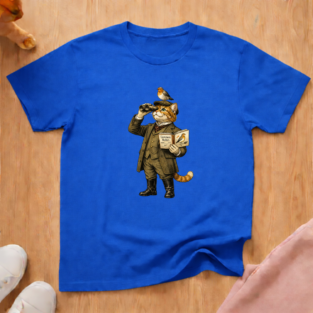 English bird watcher T-shirt