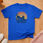 Easily distracted cat T-shirt