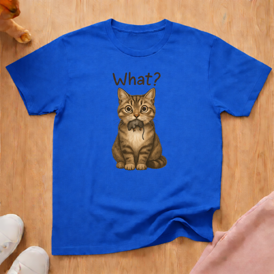 What? mouse cat T-shirt