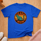 Retro cat mom cat T-shirt