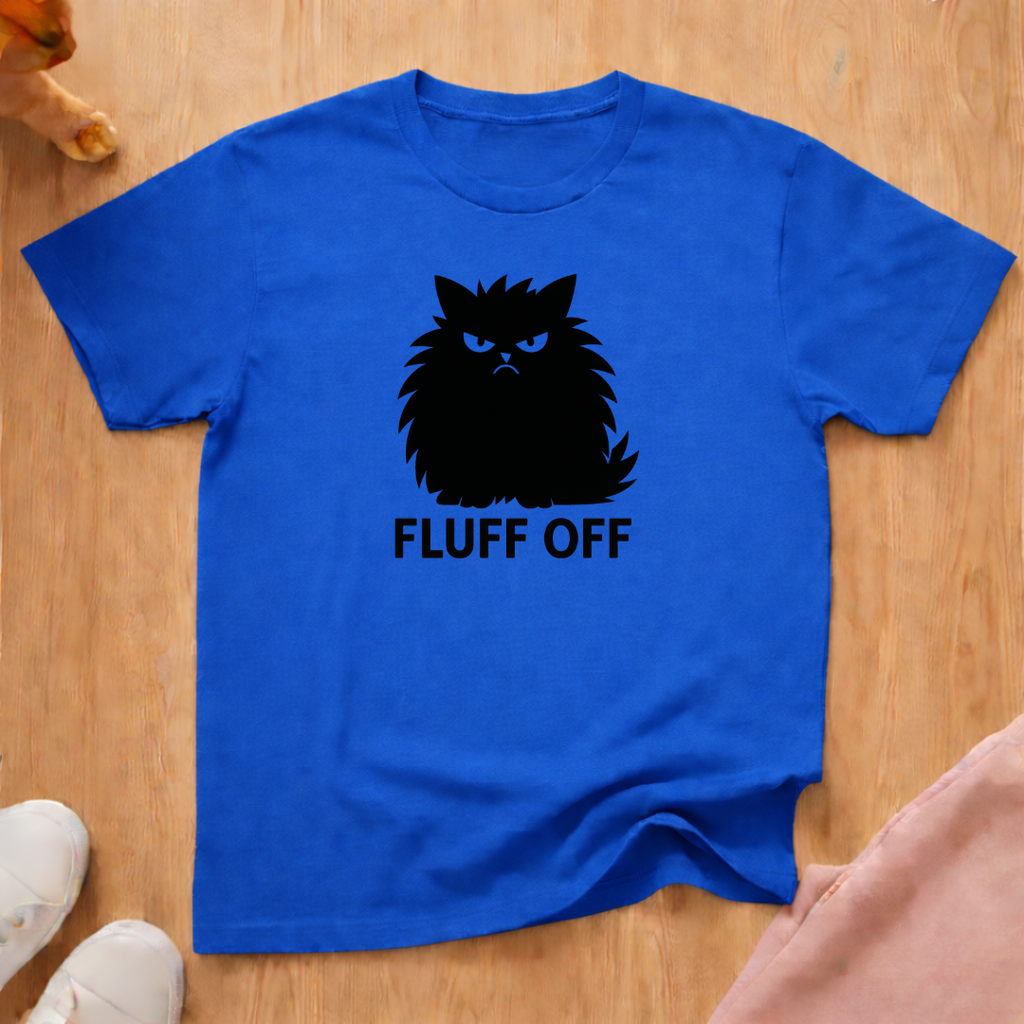 Fluff Off cat T-shirt