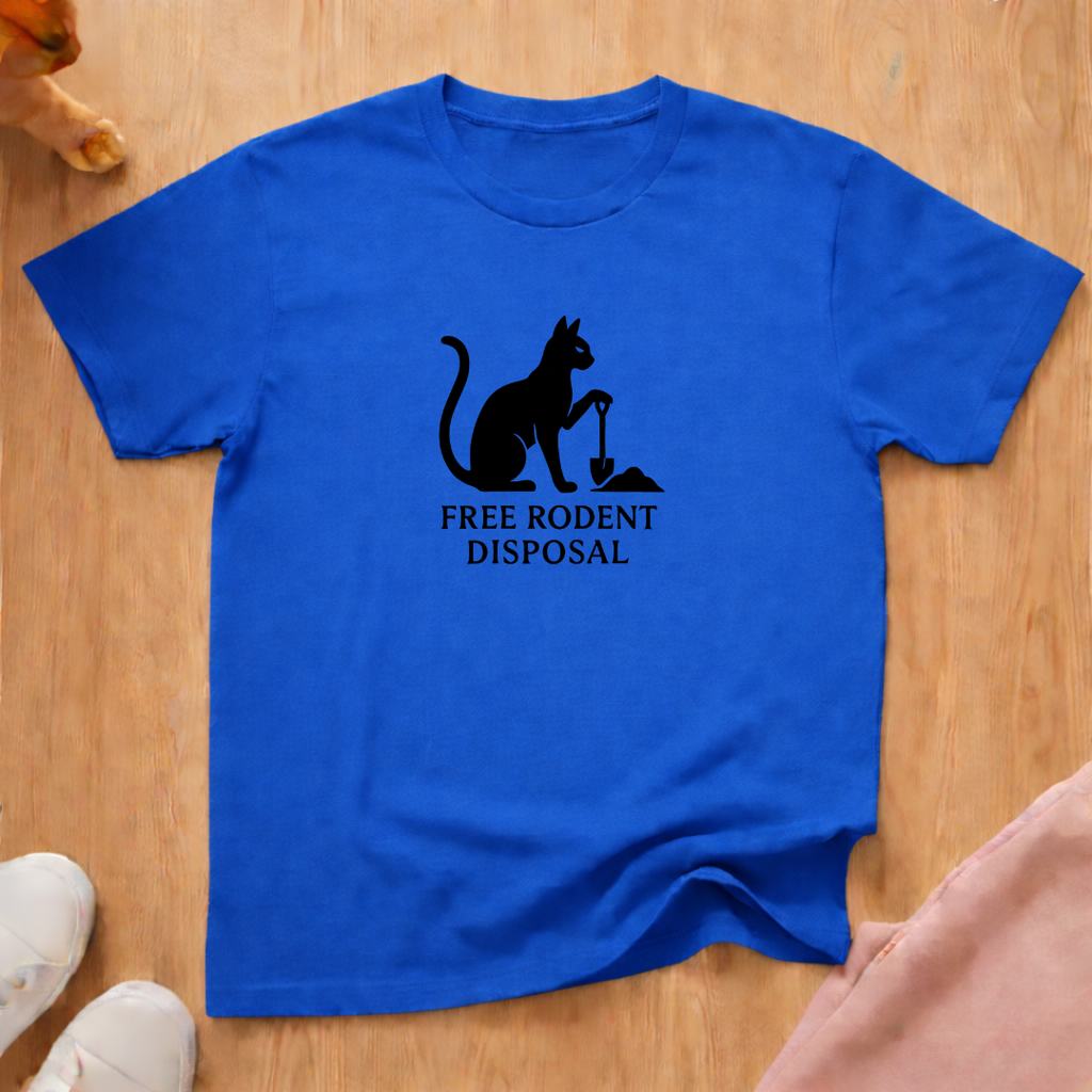 Free Rodent Disposal cat T-shirt