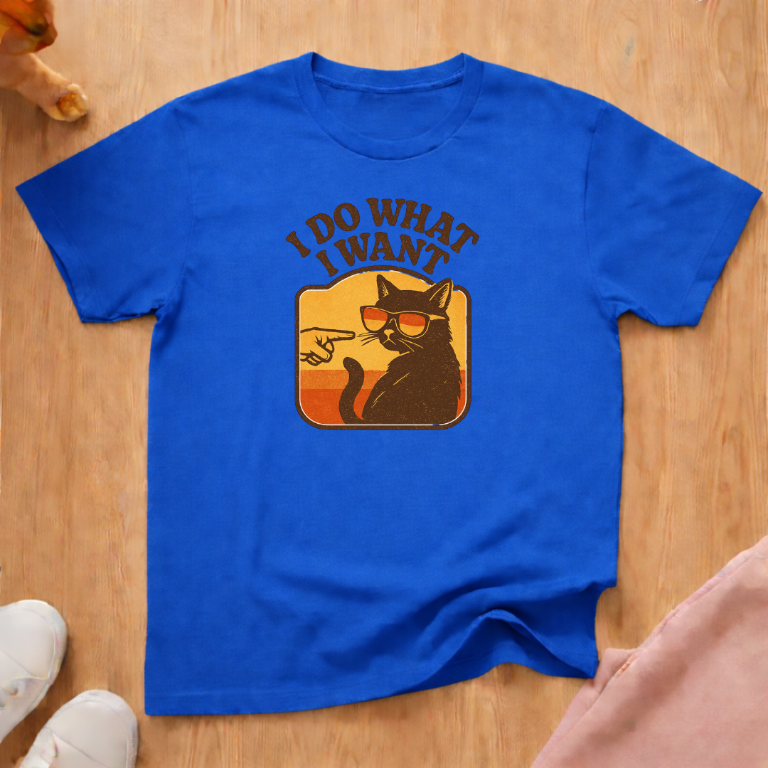 I do what I want cat T-shirt