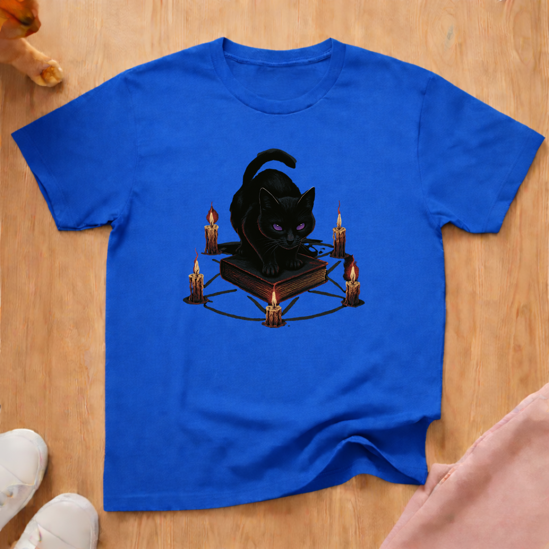 Pentagram cat T-shirt