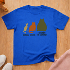Cat sizes T-shirt cat