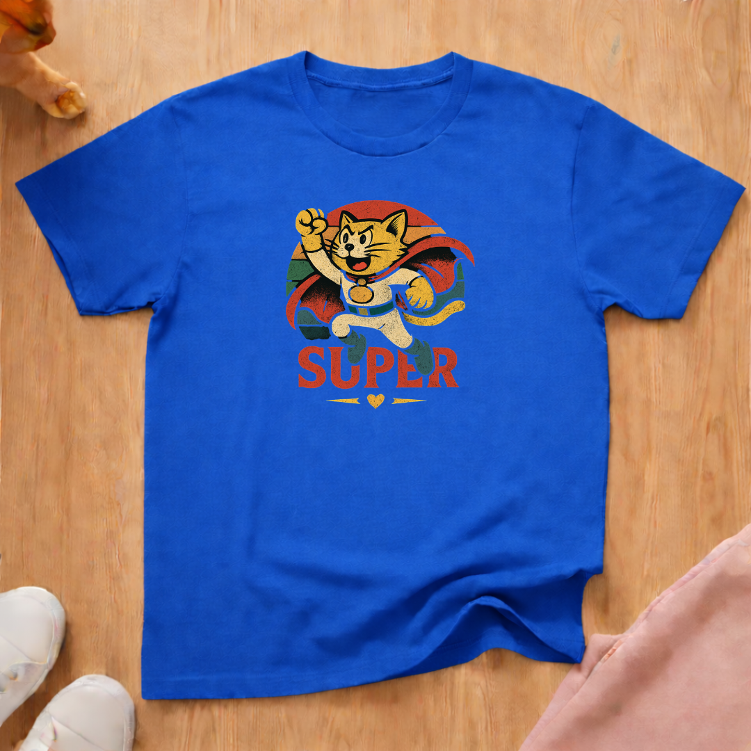 Super cat cat T-shirt