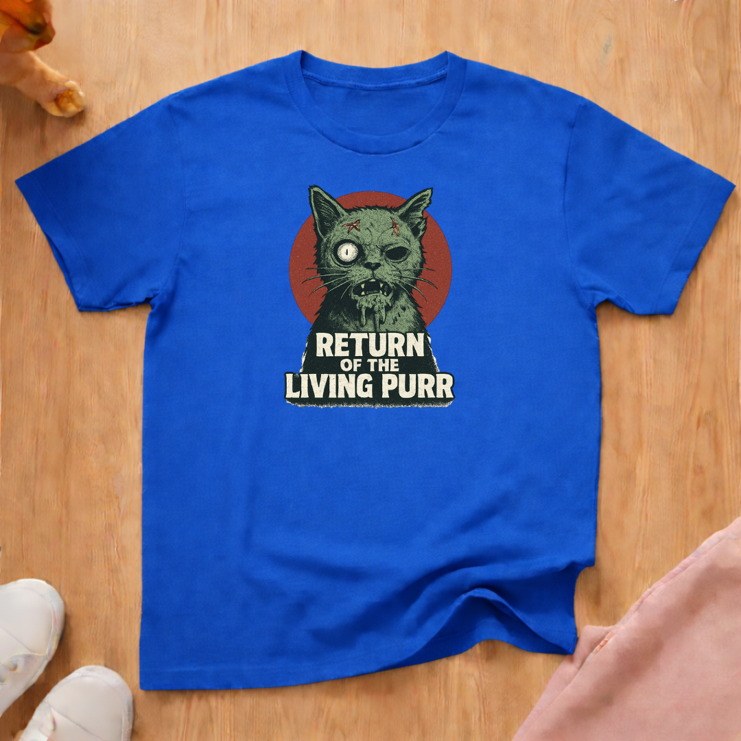 Living purr 2 cat T-shirt