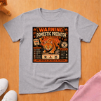 Warning domestic predator T-shirt