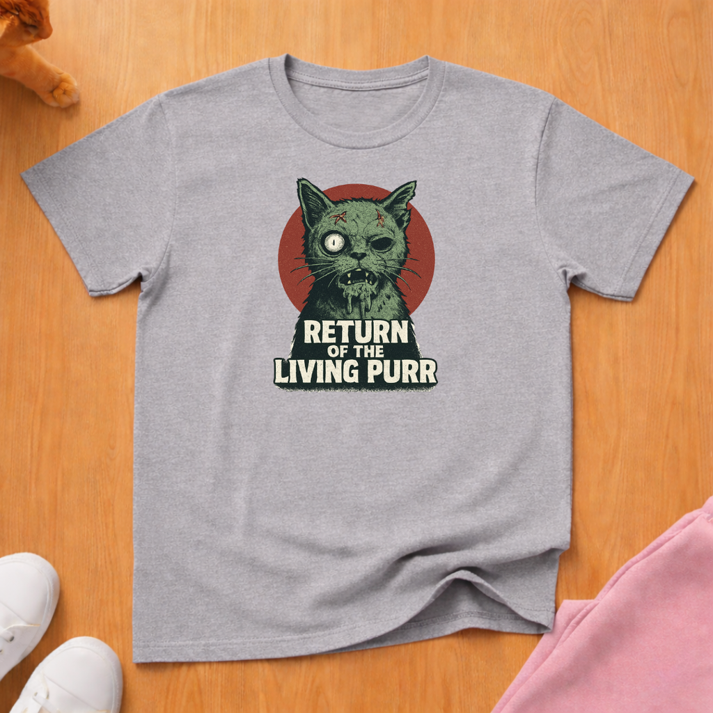 Living purr 2 cat T-shirt