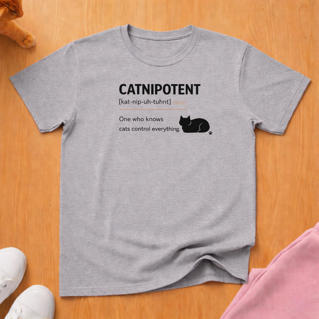 Catnipotent definition T-shirt